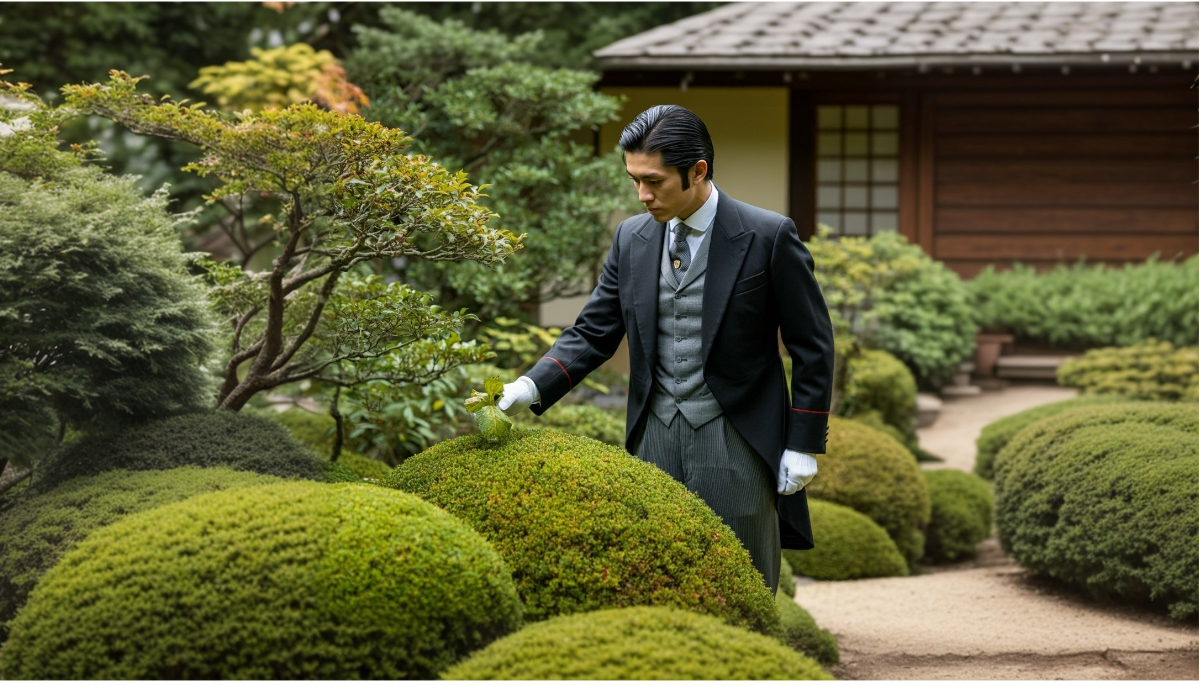 執事,モーニングコート,ロングテールコート,バトラー,着こなし